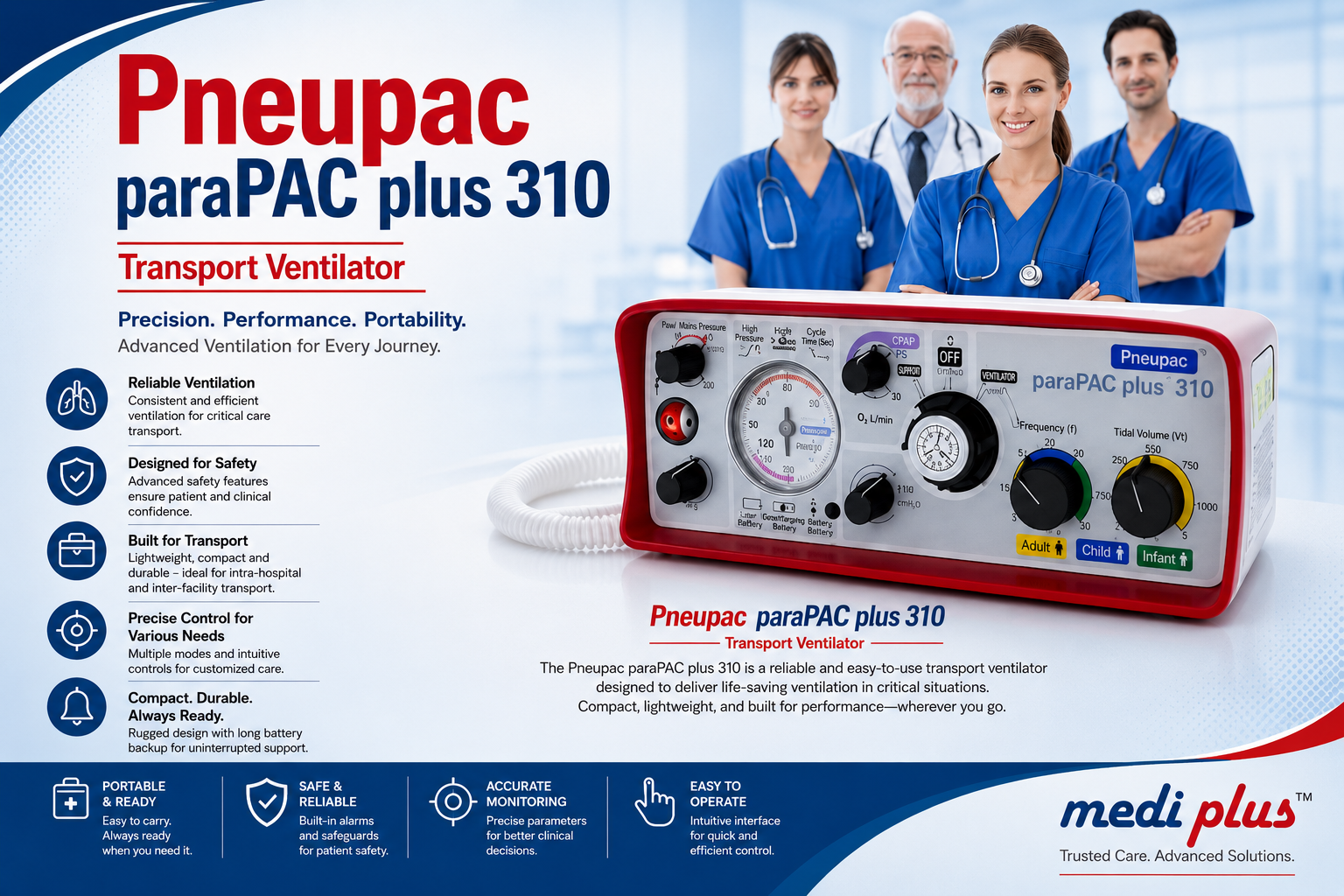 Refurbished  Neonatal & Paediatric And Adult Ventilator